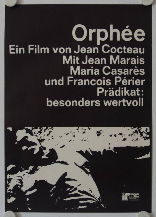 Orphee re-release german movie poster